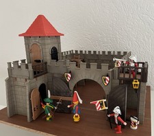 Playmobil klicky Ritter: Mittelalter Stadtmauer 3446 mit komplettem Figurensatz