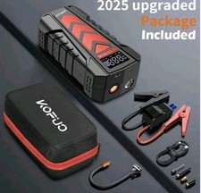 KOPUO 5-in-1 Car Jump Starter, 4000A Peak, 150 PSI Air Compressor, Power Bank...