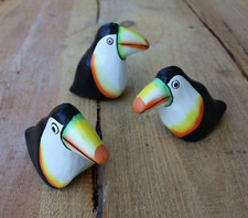 5 Tukane Holz Tukan Dekotukan