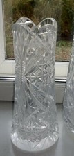 Vase bleikristall glas - bleikristall,