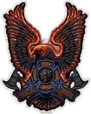 Firefighter Volunteer Fire Eagle Adler Feuerwehr Amerika Aufkleber Decal Sticker