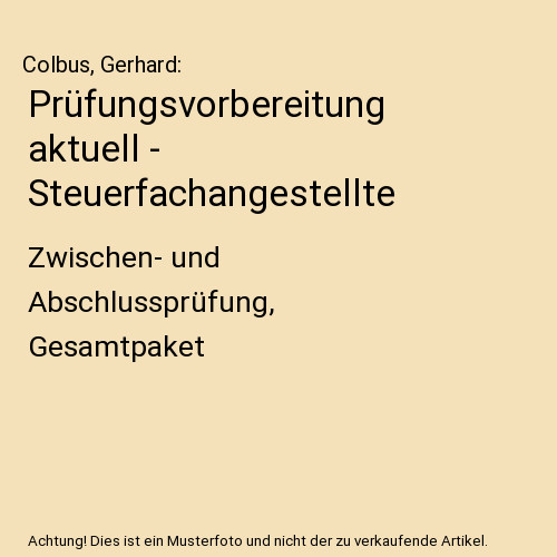 Prüfungsvorbereitung aktuell