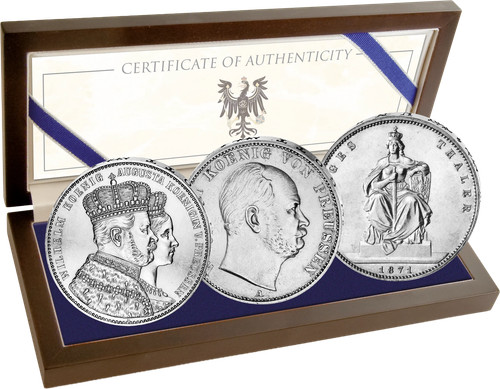 Silber gedenksatz wilhelm - silber,