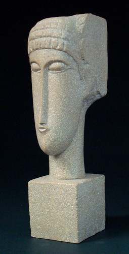 Statuette kopf modigliani - statuette,