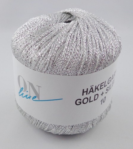 25g online häkelgarn gold - online, +