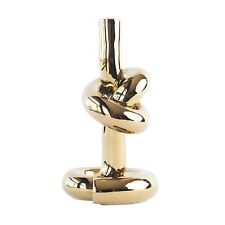 Knotted Kerzenhalter, gold