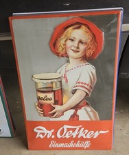 Blechschild Dr. Oetker 60x40cm
