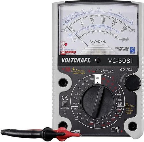 Voltcraft analog multimeter - voltcraft, analog-multimeter