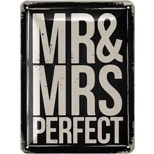 Blechschild und mrs deko - blechschild,