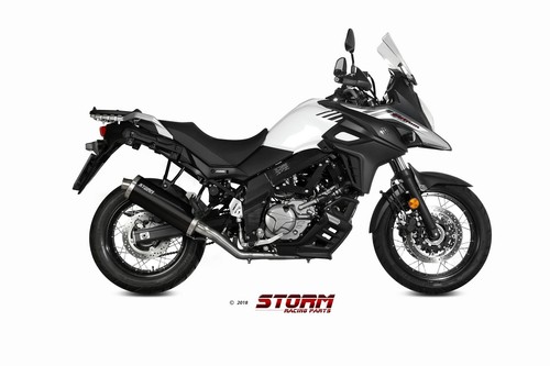 Storm oval auspuff schwarz - oval,