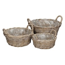 Pflanzkorb FARMER grau braun