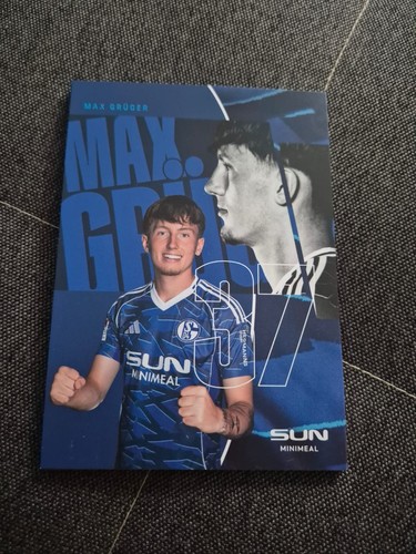 Autogrammkarte max grüger - autogrammkarte,