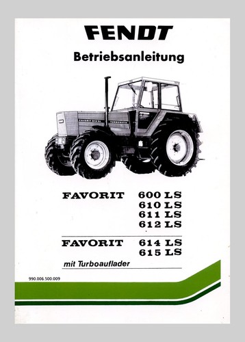 Fendt favorit 600 - 610, 612