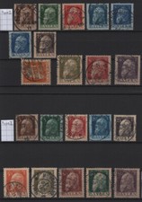 Bayern Luitpold MiNr. 76 I - 85 I, 76 II - 85 II gestempelt, leichte Mängel