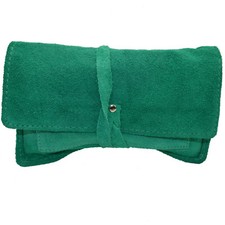 Grüne Leder Dreher Tasche