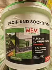 5 kg MEM Dachfarbe Sockelfarbe resedagrün  Schutzfarbe Schutzanstrich flexibel