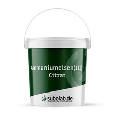 Ammoniumeisen-(III)-citrat | Cyanotopie grün| Ammoniumeisencitrat | 14,5/16 % Fe