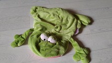 Nici Frosch liegend ca. 36 x 42 cm grün