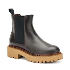 Frau Damen Beatles Leder mit