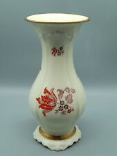 Rosenthal Pompadour Vase mit roten Tulpen 27,5 cm hoch 1933 sehr gut elfenbein