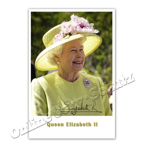 Queen elizabeth autogramm - elizabeth,