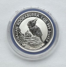 Australien 1 Dollar 1997 Silber - Kookaburra  1 Oz. / 1 Unze Feinsilber Kapsel