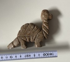 Dinosaurier Figur, handgemacht, Speckstein, Skulptur, Unikat, Selfmade 