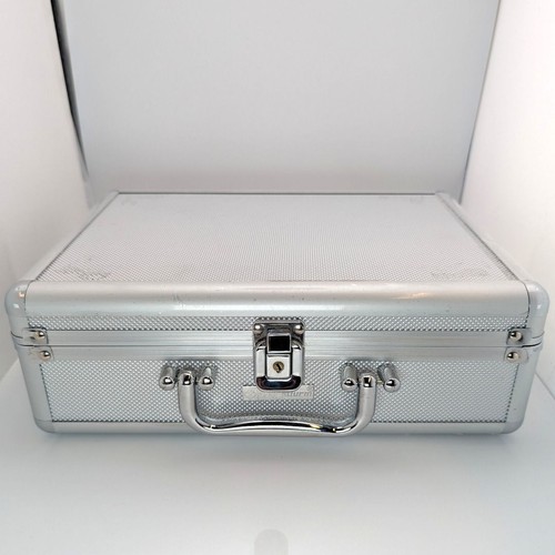 Alu münzkoffer silber mit 6 - alu-münzkoffer,