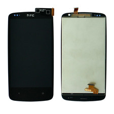 Original HTC Desire 500 LCD Display + Touchscreen Digitizer schwarz - 80H01613-00