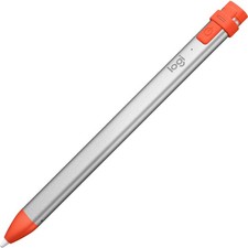 Logitech Crayon Digitaler Zeichenstift für Apple iPad & iPad Pro Silber/Orange