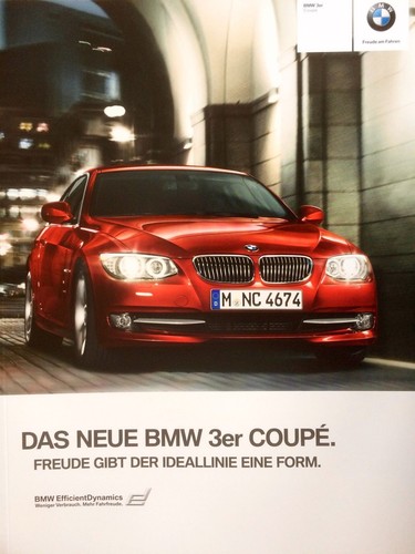 Prospekt bmw e92 3er - bmw,