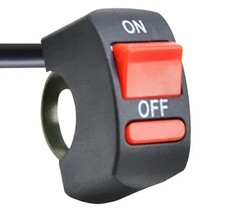 12V|10A Motorradschalter Lenker Scheinwerfer Lichtschalter Wasserdicht EIN AUS