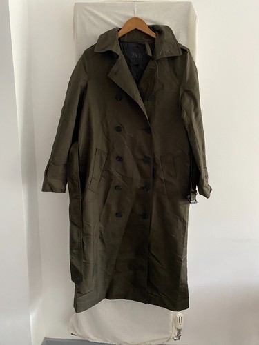 Zara khaki trenchcoat - khaki, mit