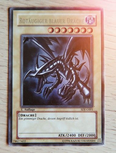 Rotäugiger blauer drache - blauer,