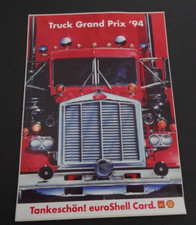 Werbe-Aufkleber Truck Grand Prix Nürburgring 1994 euroShell Card Tankeschön!