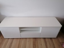 tv sideboard weiß - hochglanz