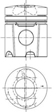 Kolbenschmidt kolben 94653600 - kolbenschmidt,