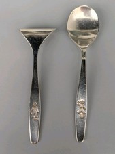 Älteres 2 teiliges Kinderbesteck von Auerhahn- 90 Silber