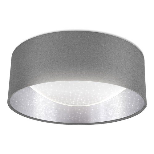 Led deckenleuchte stoff - stoff, grau