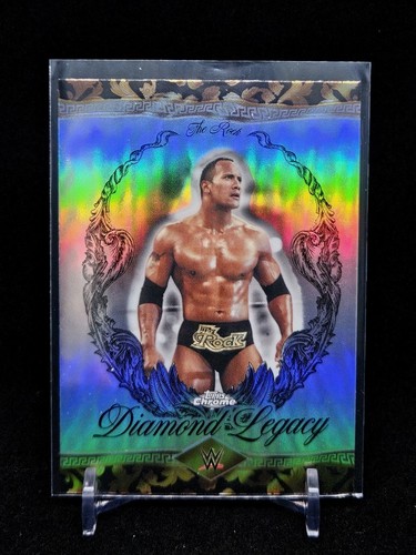 2026 topps chrome wwe the - topps, rock