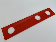 VOLA Vorplatte mit 3 Löchern für Wandarmatur Arne Jacobsen Orangerot unbenutzt