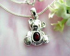 Teddy Bär Anhänger Silber