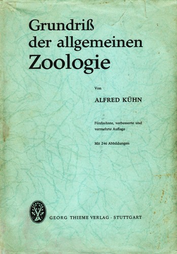 Kühn grundriß der - a.,
