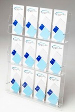 12-Fach Flyerwandhalter