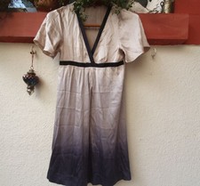 Hallhuber Seidenkleid Verlauf Rene Lezard  Jacke Gr 34