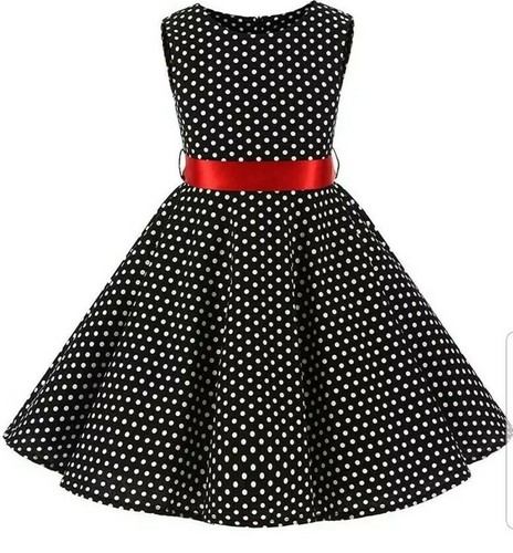 50s kleid mädchen schwarz - mädchen,