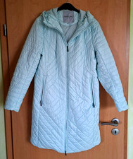 Übergangsjacke, warm, mintfarben, Gr.44, mit Kapuze, top Zustand