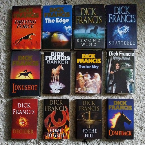 Dick francis 12x hardback book - dick,