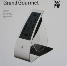 WMF GRAND GOURMET MESSERBLOCK EDELSTAHL BIS ZU 8 MESSER WETZSTAHL + FLEISCHGABEL