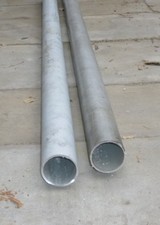  Zaunpfahl Gartenzaun Pfosten Aluminium Rundrohr Rohr  60mm x 3mm 1000 mm lang